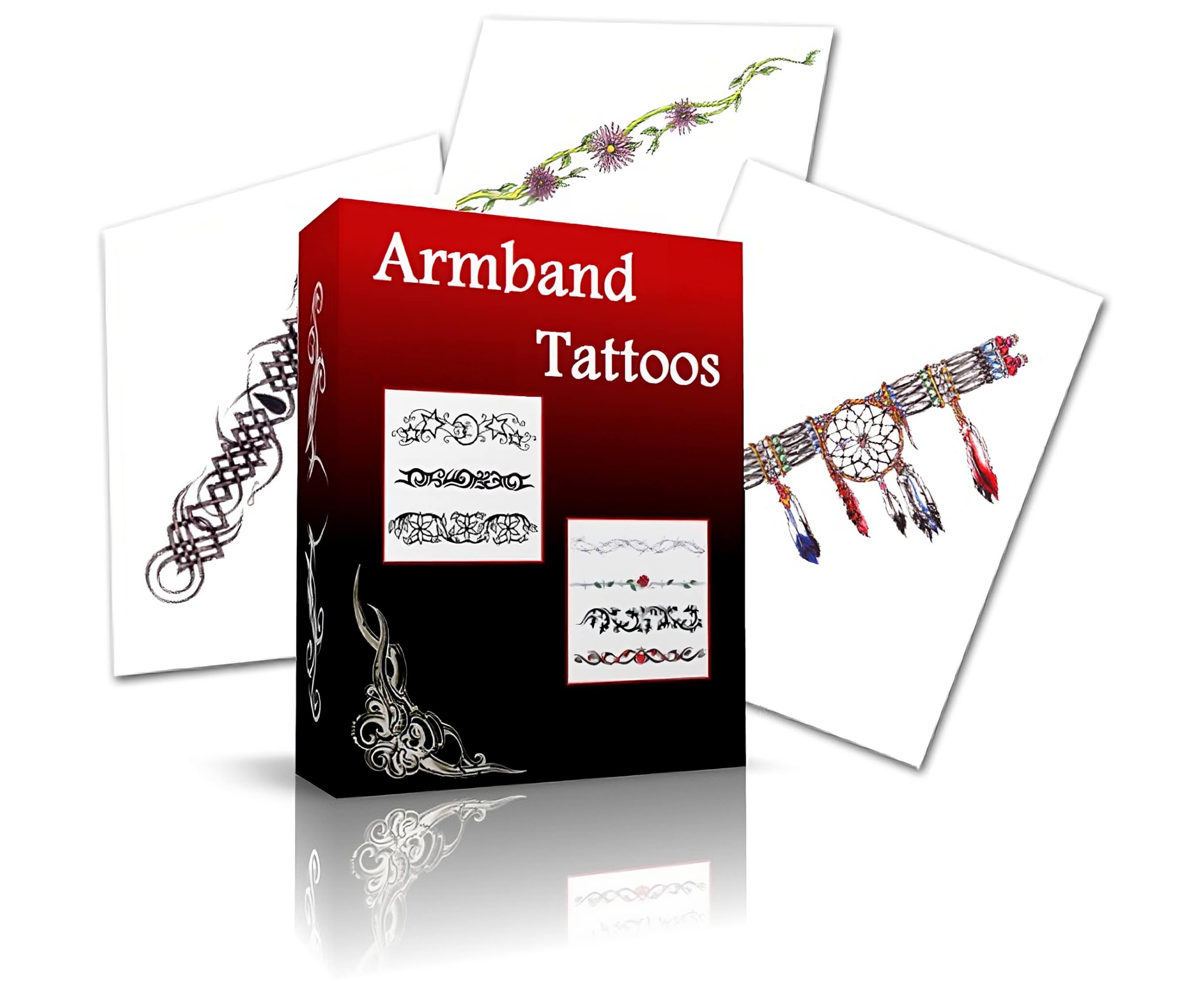 Armband Tattoo Vorlagen - Stracheldraht, Symbole, Dornen