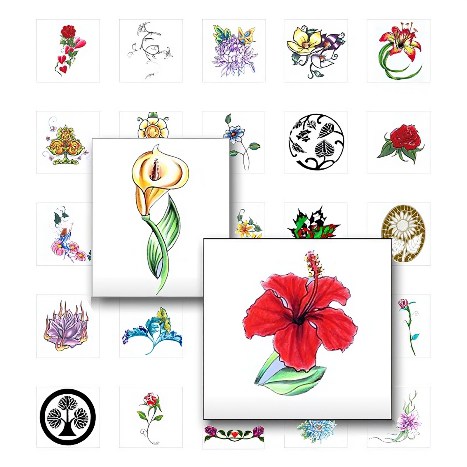 Blumen Tattoo Vorlagen