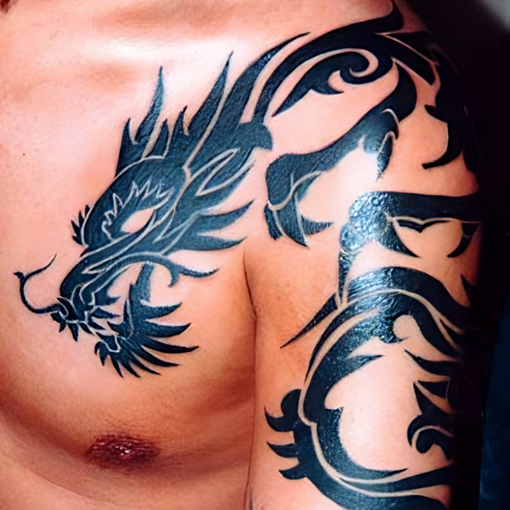 Bedeutung drachen tattoo Drachen Tiger