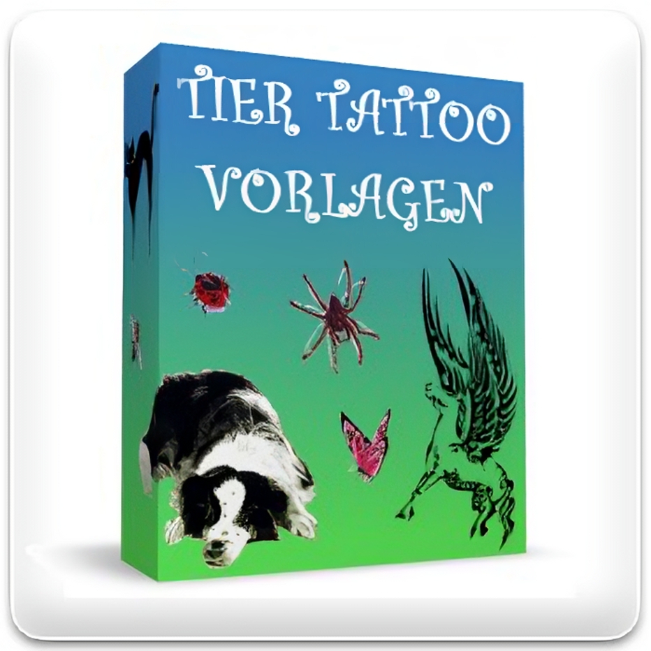 Haus- und Waldtier Tattoo Vorlagen