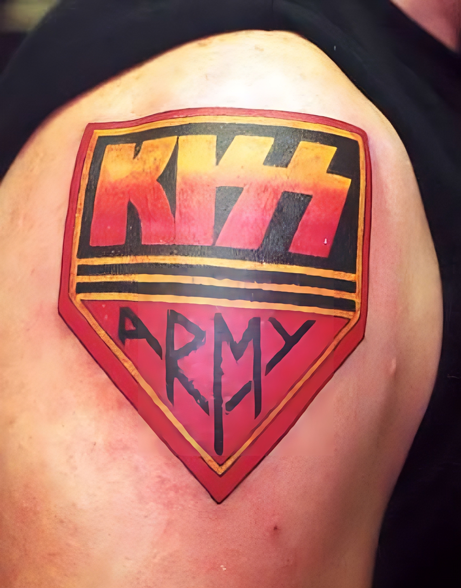 Kiss Army Rock Musik Logo
