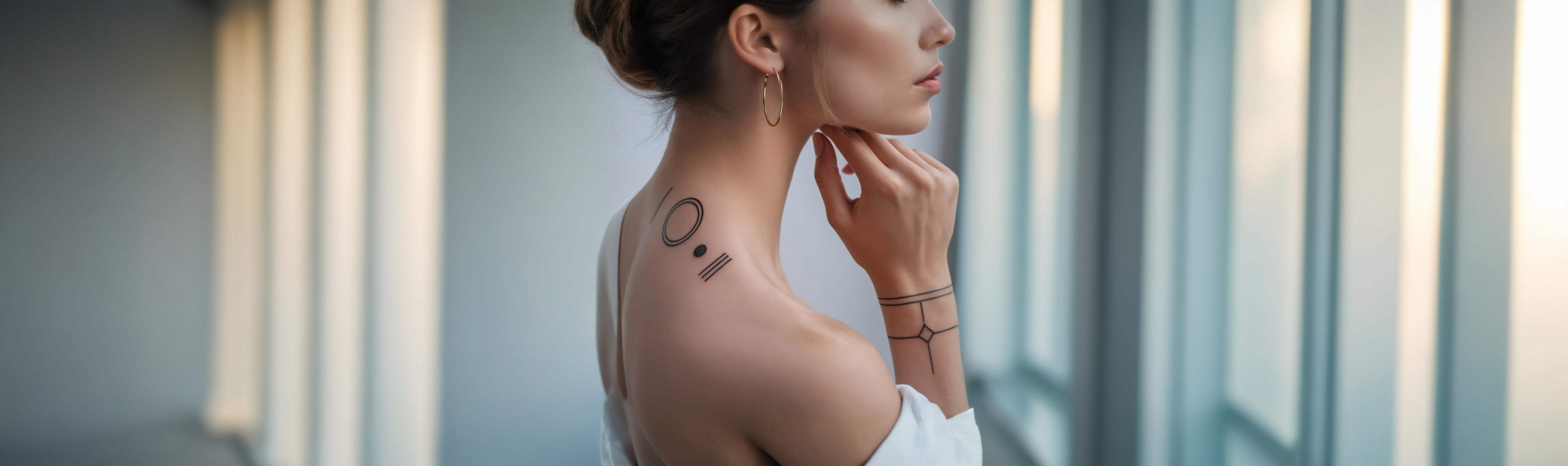 Minimalistisches Tattoo