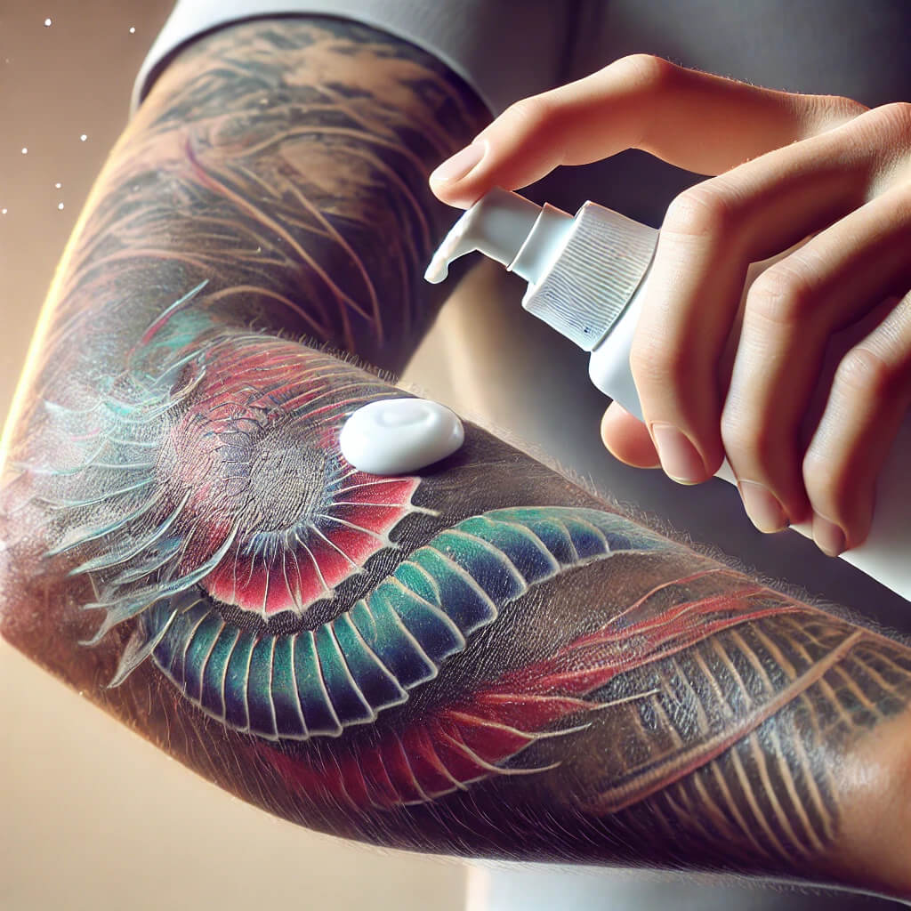 Tattoo Schutz vor Trockenheit