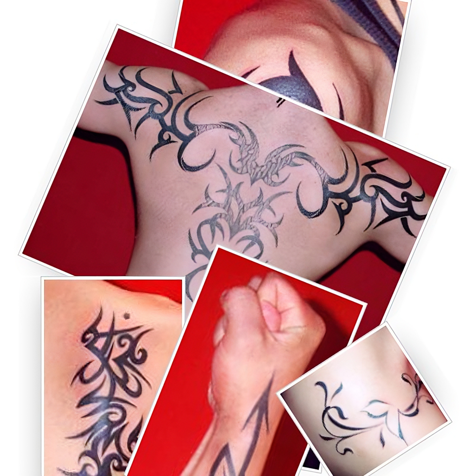 Verschiedene Tribal Tattoo Fotos